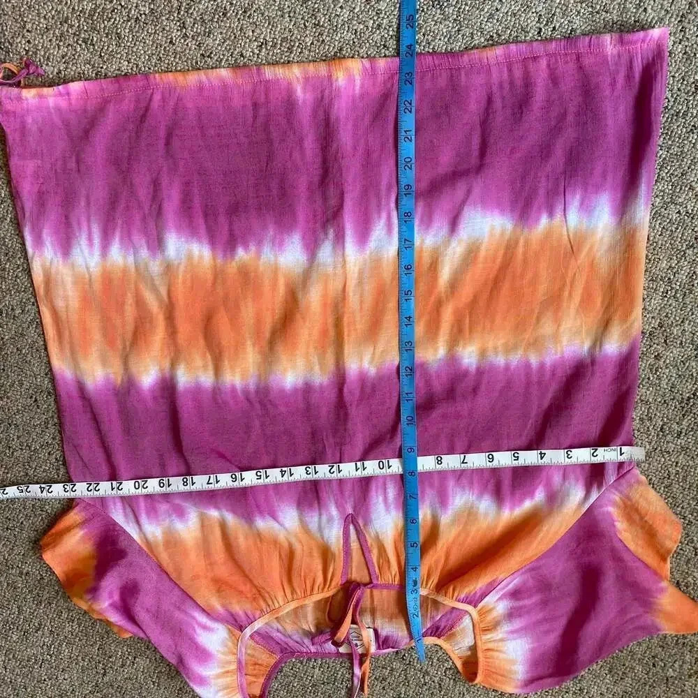 St John’s Bay Multi color lightweight blouse women size PXL - Picture 3 of 4